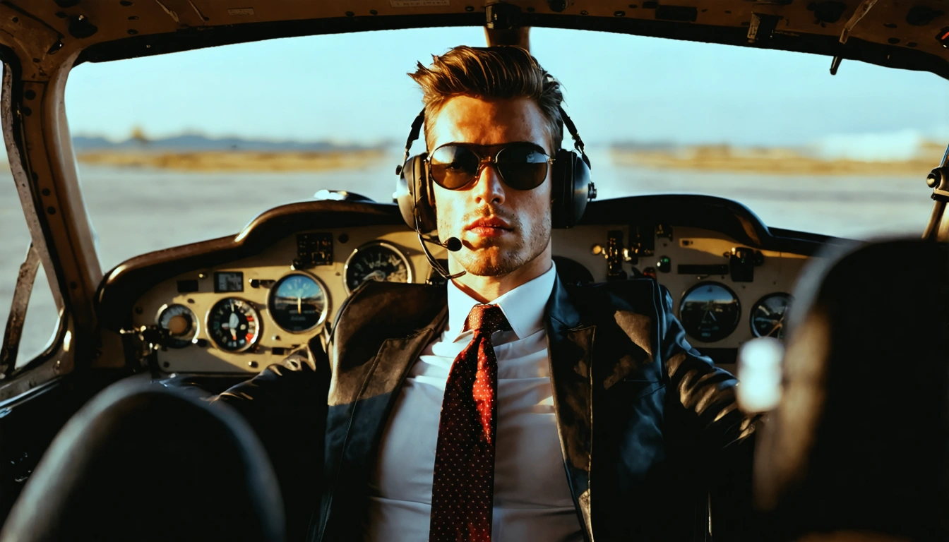 aviator Pin Up