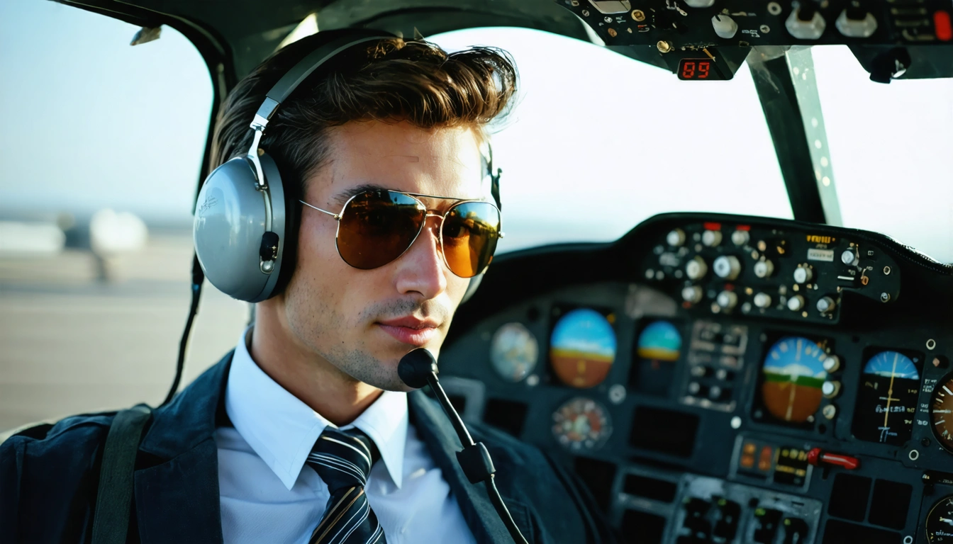 aviator Pin Up